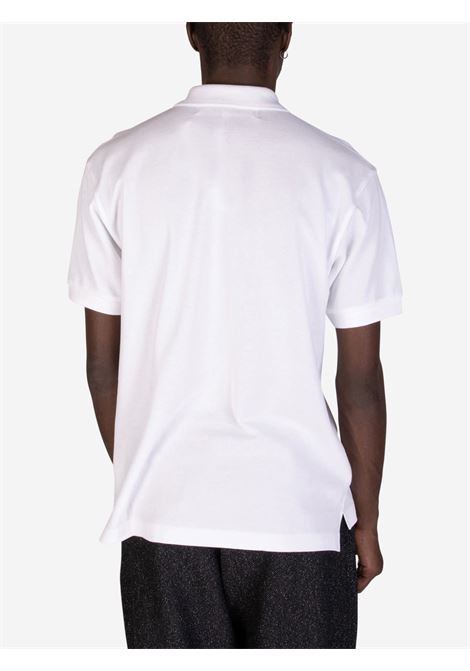 play polo shirt unisex white in cotton COMME DES GARÇONS PLAY | AX-T006-0515